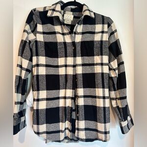 Thread and supply plaid button up